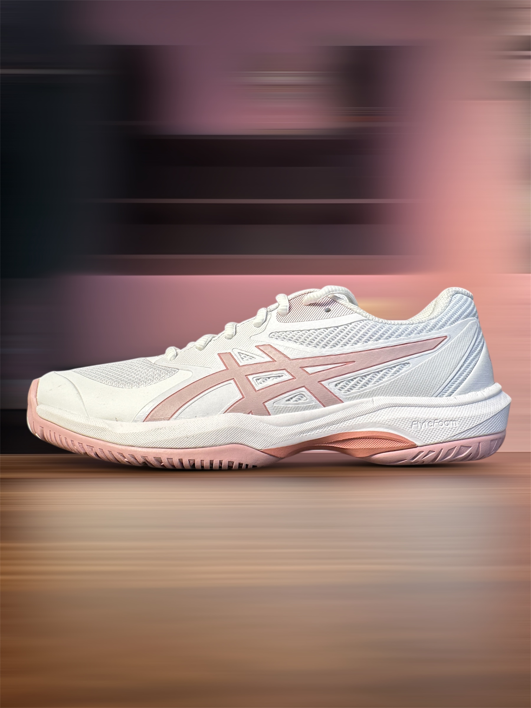 Giày Tennis/Pickleball ASICS GAME FF Chính Hãng – Hồng – Nhẹ, Bám Sân – Công Nghệ GEL™ Giảm Chấn – Thoáng Khí